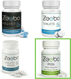 Zeebo - Cápsulas Placebo Blancas, Sin Logo, Inertes, Tamaño-2, 75 Cápsulas Veganas, Sin Lactosa, Sin Azúcar, Sin Colorantes Artificiales