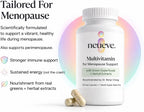 NeuEve Multivitamínico para la Menopausia - Sin Hormonas - Con Superalimentos Verdes - 120 Cápsulas Veganas