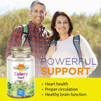 Nature's Life Semilla de Apio 500 mg - Apoyo a la Circulación y Salud Cerebral - 100 Cápsulas