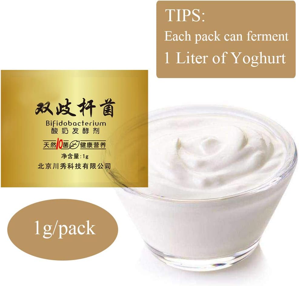 Cultivo Iniciador de Yogur Probiótico con Bifidobacterium - 10 Sobres de 1 g (0.35 oz)