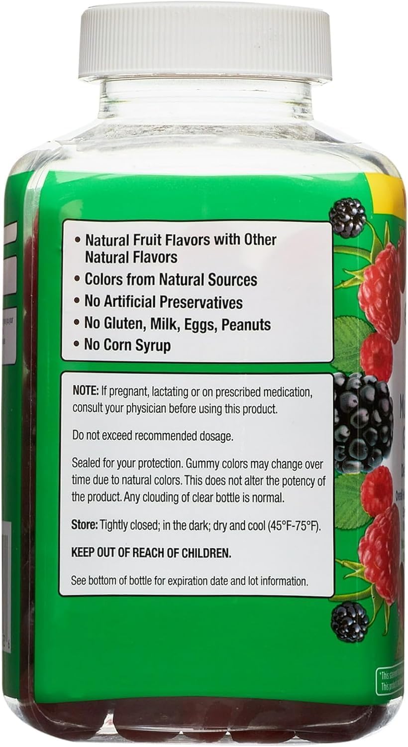 Equate Gominolas Multivitamínicas para la Salud General, Sabor Fruta Natural, 300 uds