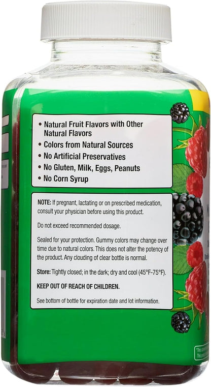 Equate Gominolas Multivitamínicas para la Salud General, Sabor Fruta Natural, 300 uds – Image 2