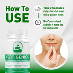 Vertigenics Complemento Alimenticio para la Salud Cerebral, 60 Cápsulas