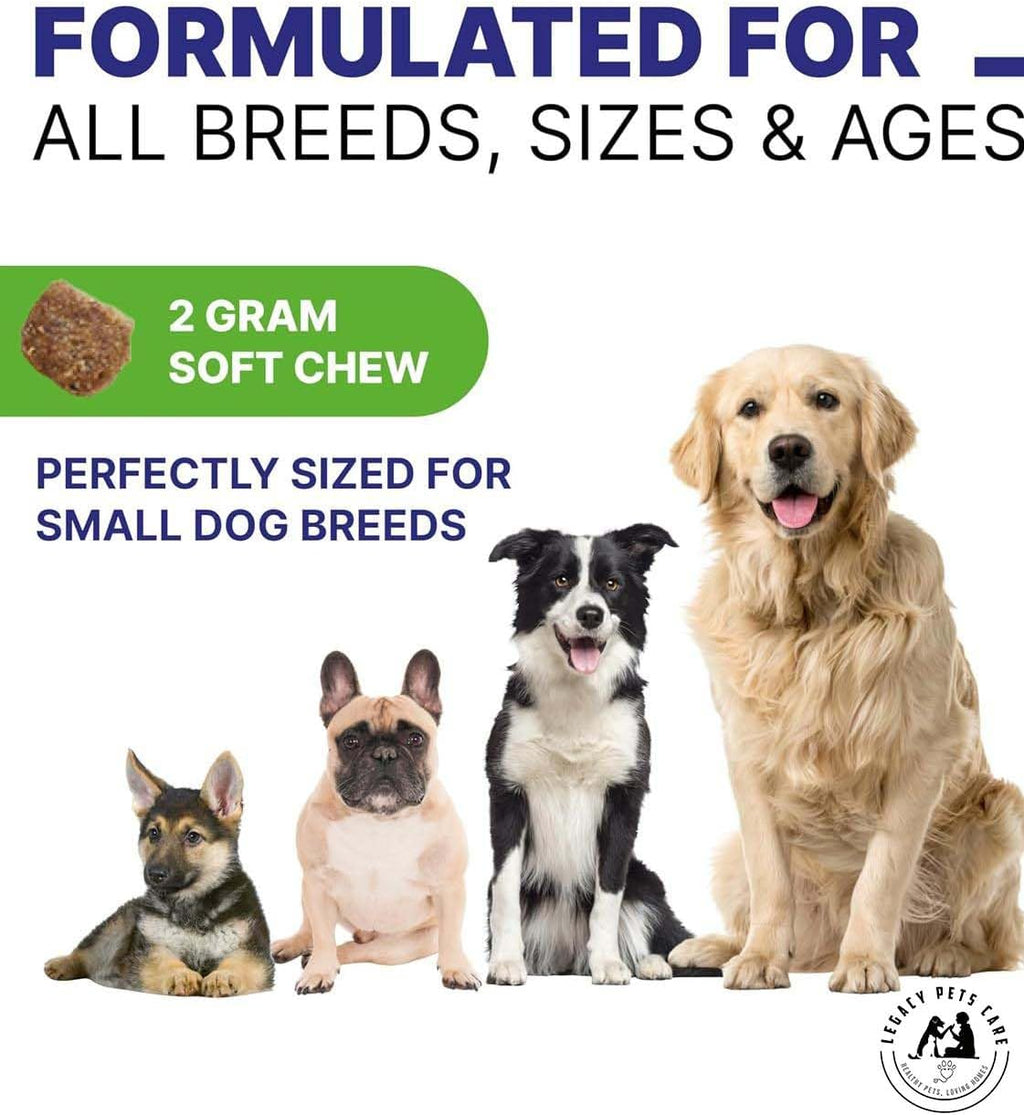 Probióticos para Perros Masticables Blandos, 120 Unidades – Apoyo Digestivo e Inmunitario