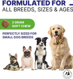 Probióticos para Perros Masticables Blandos, 120 Unidades – Apoyo Digestivo e Inmunitario