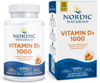 Vitamina D3 1000 UI de Nordic Naturals - 120 mini cápsulas blandas sabor naranja