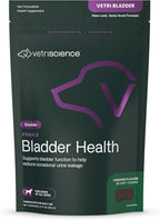 VetriScience Bladder Health Chews for Dogs - Bladder Control and Urinary Support Supplement, Chicken Flavor, 60 Count