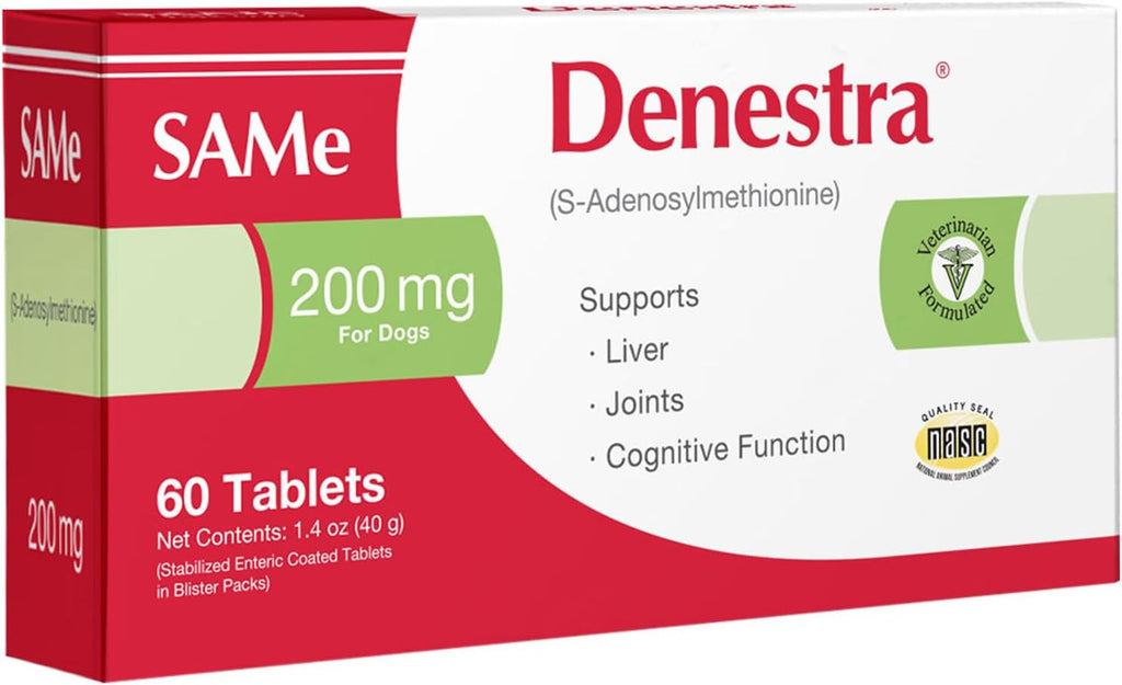 Denestra Same para Perros – S-Adenosil-L-Metionina (SAMe) 200 mg, 60 comprimidos