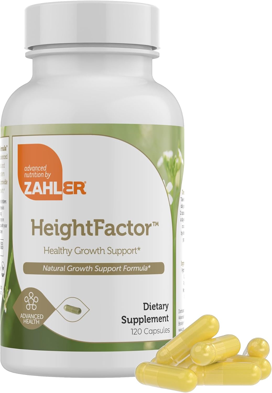 Zahler Height Factor - Suplemento de Crecimiento con Vitaminas y Minerales (120 Cápsulas)