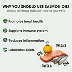Iceland Pure Wild Alaskan Salmon Oil for Dogs and Cats | Salmon & Pollock Blend | 1043mg Omega 3 per Teaspoon | Aluminum Bottle with Pump - 480ml
