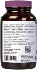 Bluebonnet Vitamin B Complex - Complejo de Vitaminas B - 100 Cápsulas Vegetales