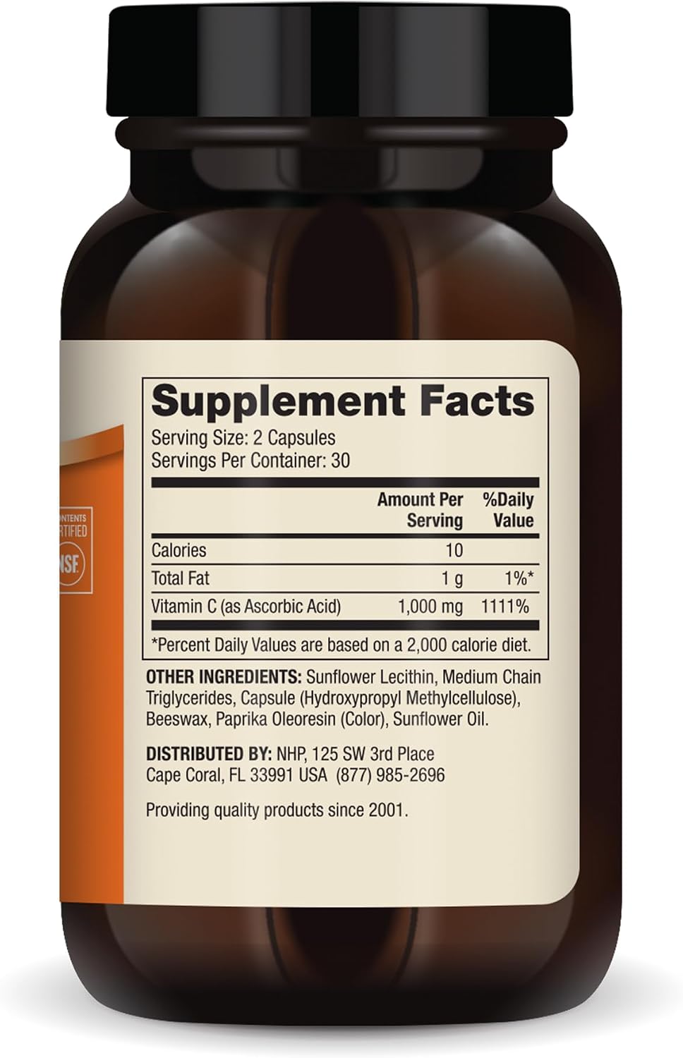 Dr. Mercola Vitamina C Liposomal - 1000 mg, 60 Cápsulas (30 Dosis)