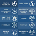 Multivitamínico con Probióticos para Hombres y Mujeres - 30 Comprimidos Vegetales