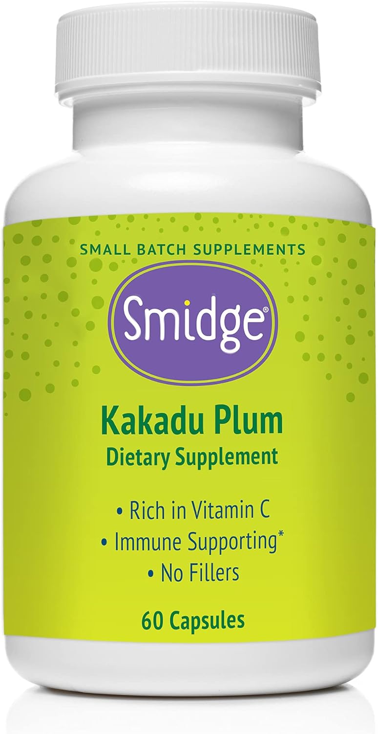 Smidge® Kakadu Plum Cápsulas de Vitamina C Natural, 60 Unidades