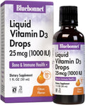 BlueBonnet Vitamina D3 1000 UI Líquido - Sabor Cítrico - 30 ml