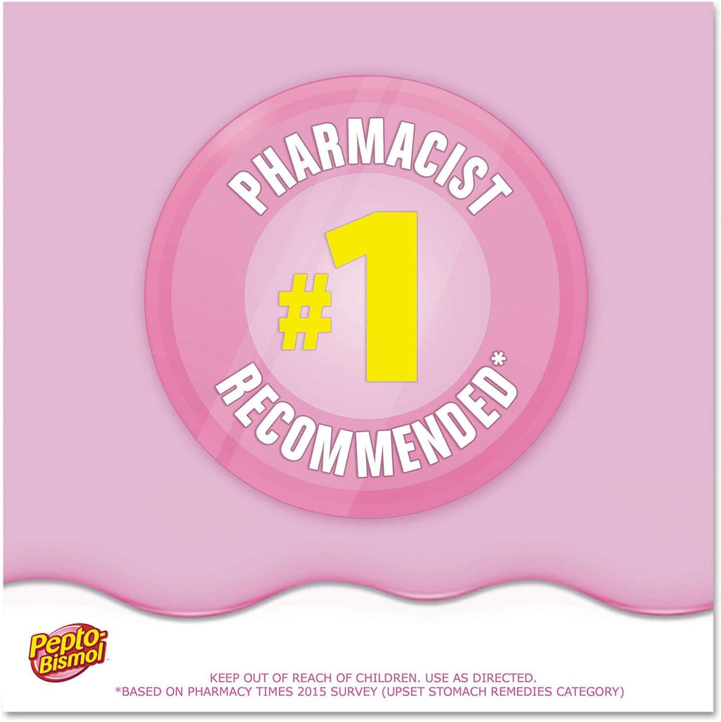 Pepto Bismol Comprimidos Masticables, Sabor Original, 30 unidades