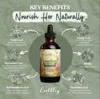 Earthley Wellness Nourish Her Naturalmente - Multivitamínico Líquido Botánico para Mujer