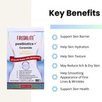 FRESHLITE Japanese Clear Skin Ceramide Supplement – Ceramida vegetal y postbióticos para hidratación, barrera y elasticidad – 60 cápsulas veganas
