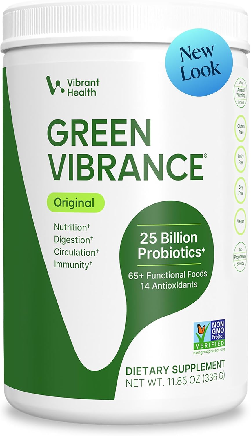 Vibrant Health Green Vibrance Powder, 660 g