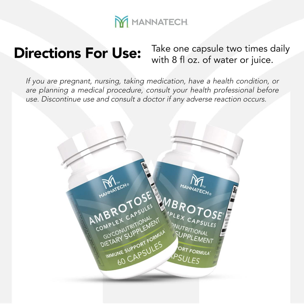 Mannatech Ambrotose Complex - 60 Cápsulas