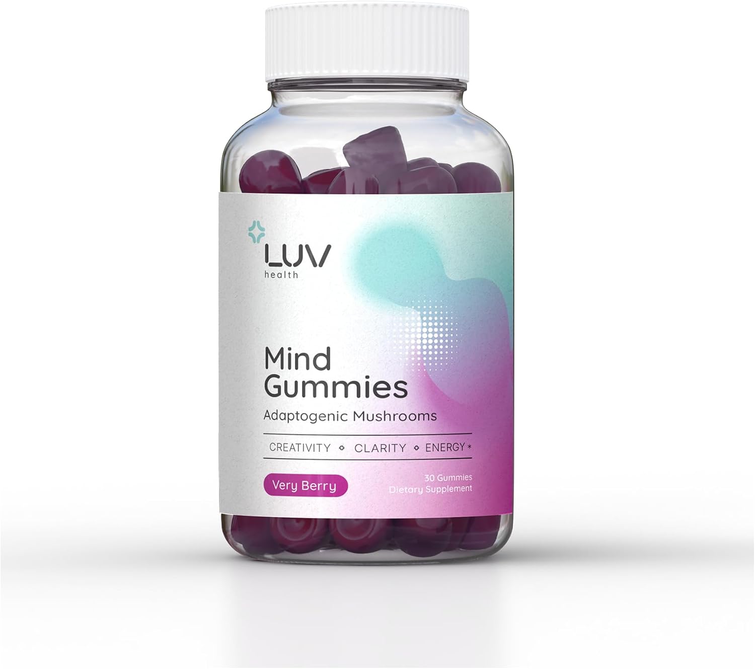 LUV health Mind Gummies – Gominolas de Hongos Funcionales para Enfoque, Energía y Apoyo Inmunológico
