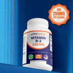 Vitamina B2 (Riboflavina) 250 mg – 200 Cápsulas Vegetarianas – Vitamatic