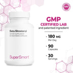 Supersmart Beta-Sitosterol 180mg - 90 Cápsulas Vegetarianas