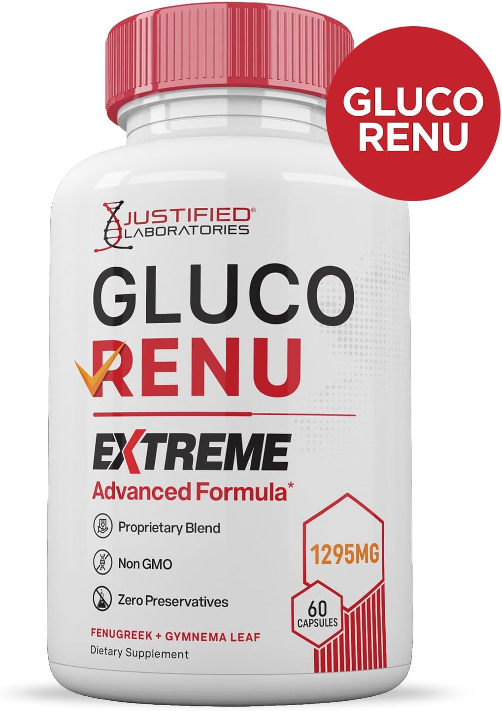 Gluco Renu Extreme 1295mg – 300 Cápsulas (Pack de 5)