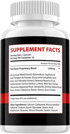 Prolong Power Pills - Suplemento Natural para Hombres (60 Cápsulas)