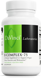 DAVINCI Labs B Complex-75 - B Complex with 11 Vitamins, 60 Capsules