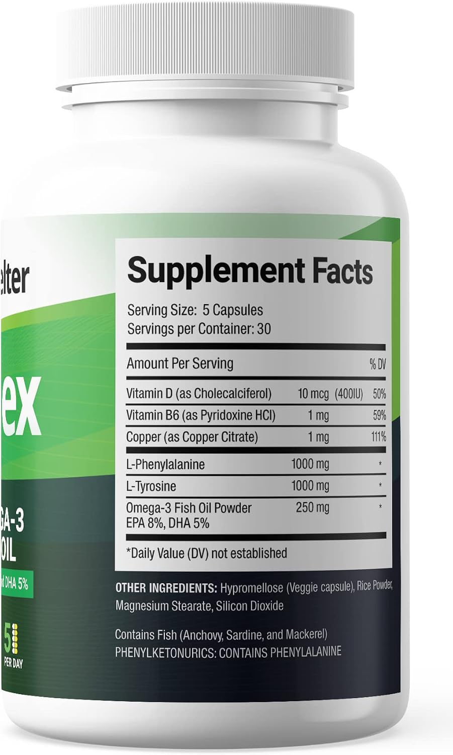 Seronex – Suplemento para la Pigmentación de la Piel con Omega-3, Vitaminas D y B6 | Healthy Shelter