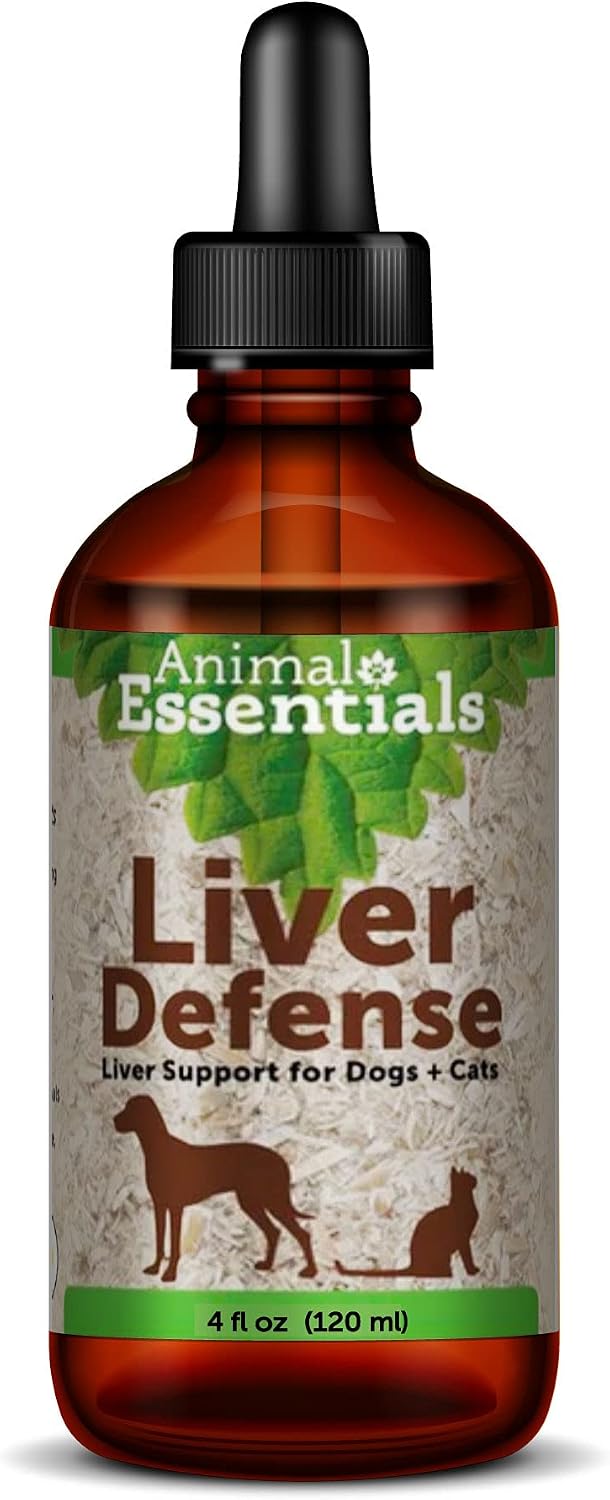 Liver Defense for Dogs and Cats - Liquid Liver Supplement with Milk Thistle and Dandelion - 60 ml