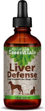 Liver Defense for Dogs and Cats - Liquid Liver Supplement with Milk Thistle and Dandelion - 60 ml
