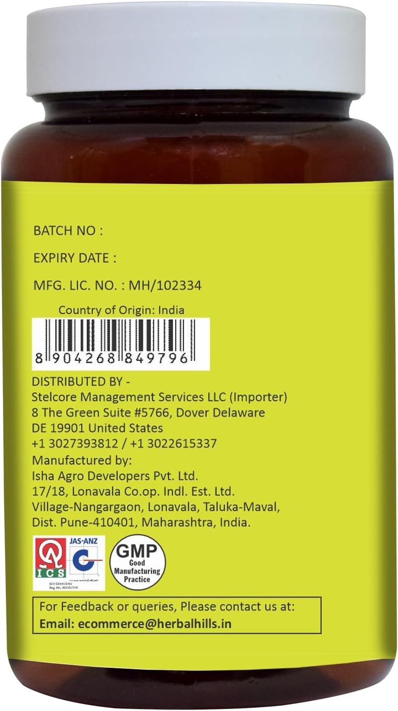 HERBAL HILLS Moringa Tablets 1000 mg, 120 Comprimidos