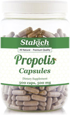 Stakich Propolis Capsules - 500 mg, 500 Capsules