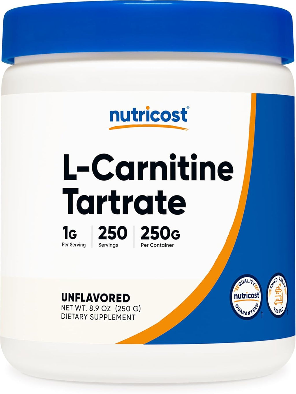 Nutricost L-Carnitine Tartrate Powder (100 Grams) - 1 Gram Per Serving; 100 Servings