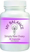 Simply Raw Ovary Glandular - 90 Cápsulas para Salud Femenina
