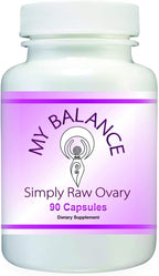 Simply Raw Ovary Glandular - 90 Cápsulas para Salud Femenina