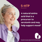 BESTVITE 5-HTP 200mg por Cápsula (240 Cápsulas) - Sin Estearatos - Sin OGM - Sin Gluten
