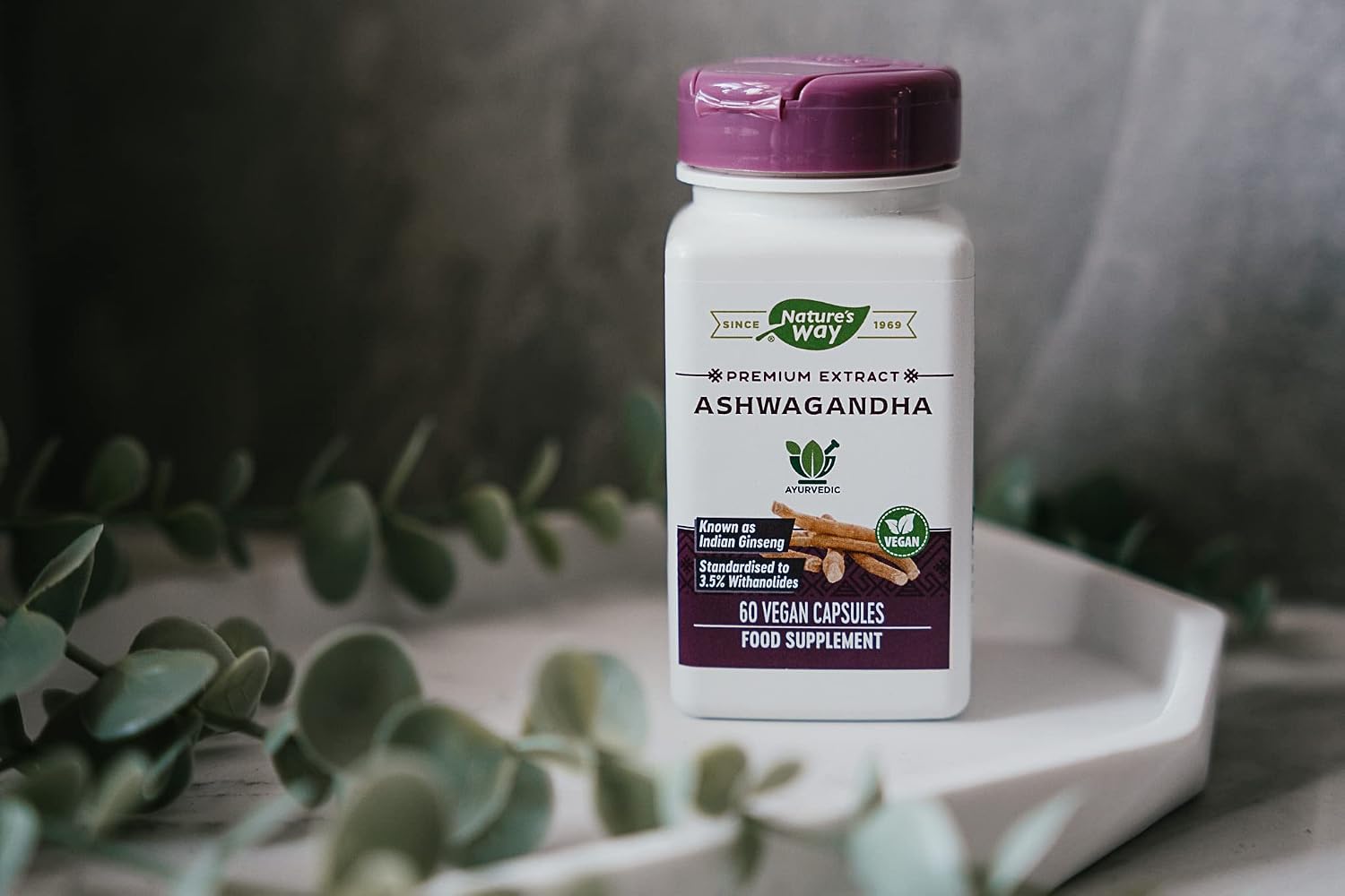 Nature's Way - Ashwagandha, 60 cápsulas vegetales