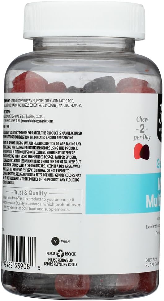 365 by Whole Foods Market Men's Multivitamin Gummy, 120 CT
