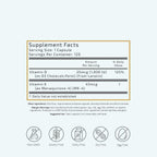 VTC VitaTradingCo. Vitamina D3 + K2 | Alta Potencia | 1000 UI D3 + 45 mcg MK-7 K2 | 120 Cápsulas