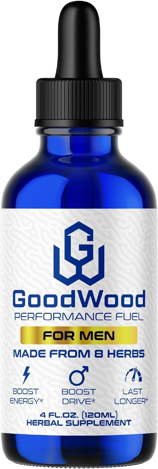 GoodWood Gotas Líquidas para Hombre - Fórmula Herbal Orgánica
