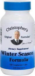 Christopher's Original Formulas Fórmula de Temporada de Invierno, 100 Cápsulas Vegetarianas