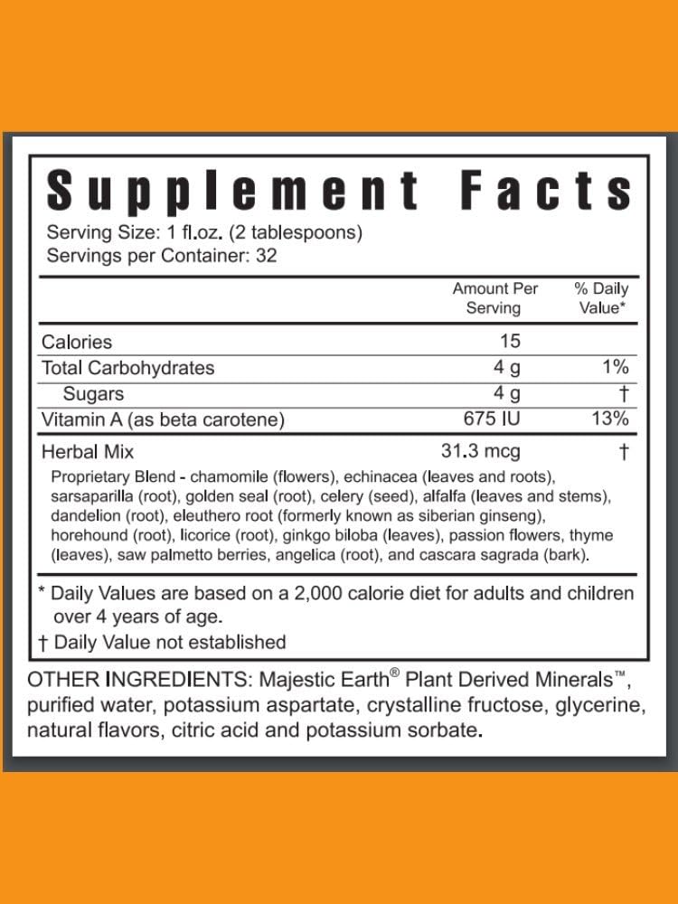 Youngevity Majestic Earth Herbal Rainforest 946 ml - Complejo Multivitamínico y Mineral Natural