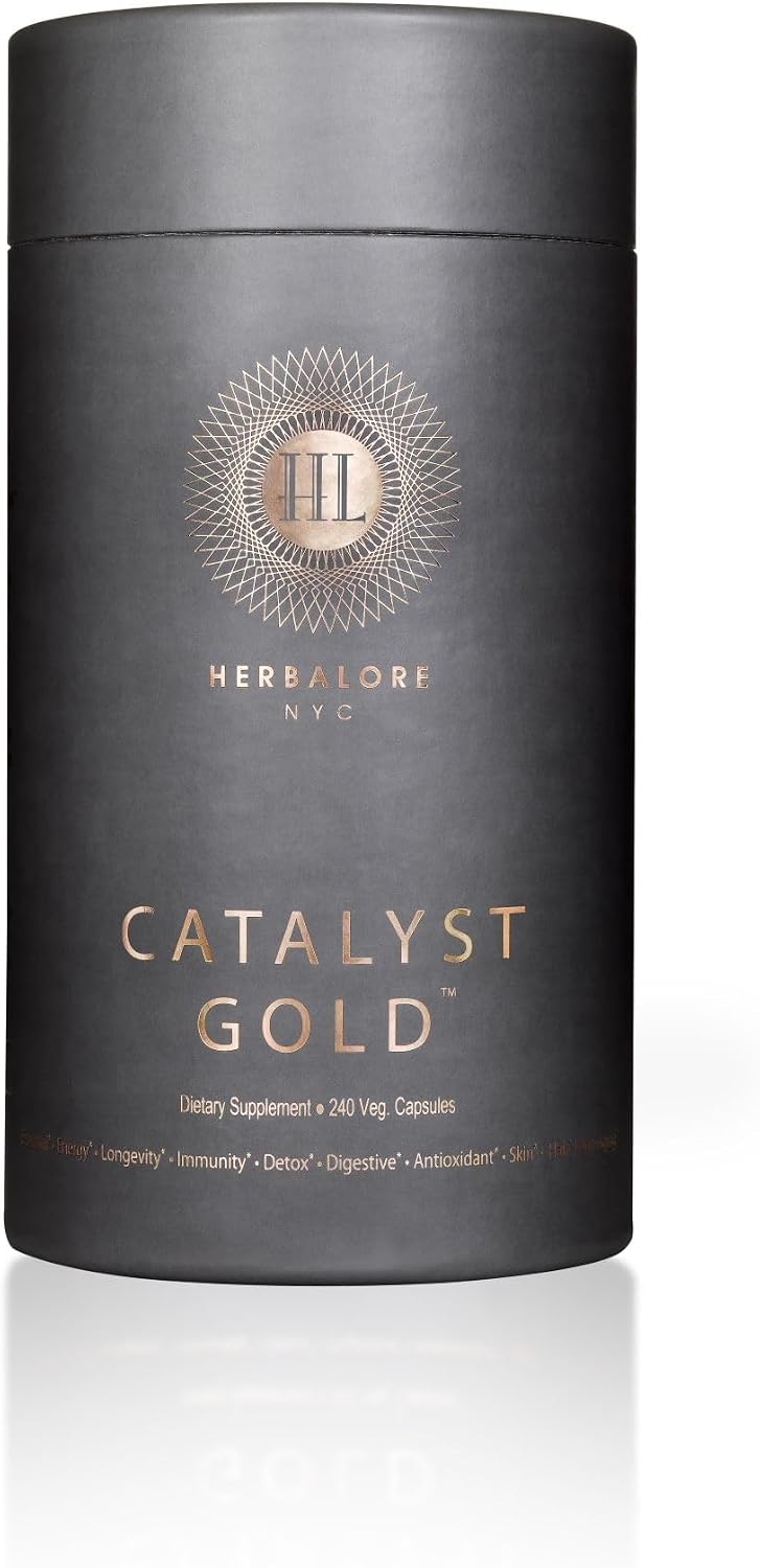 Herbalore Natural Catalyst Gold Superfood Supplement – 240 Cápsulas