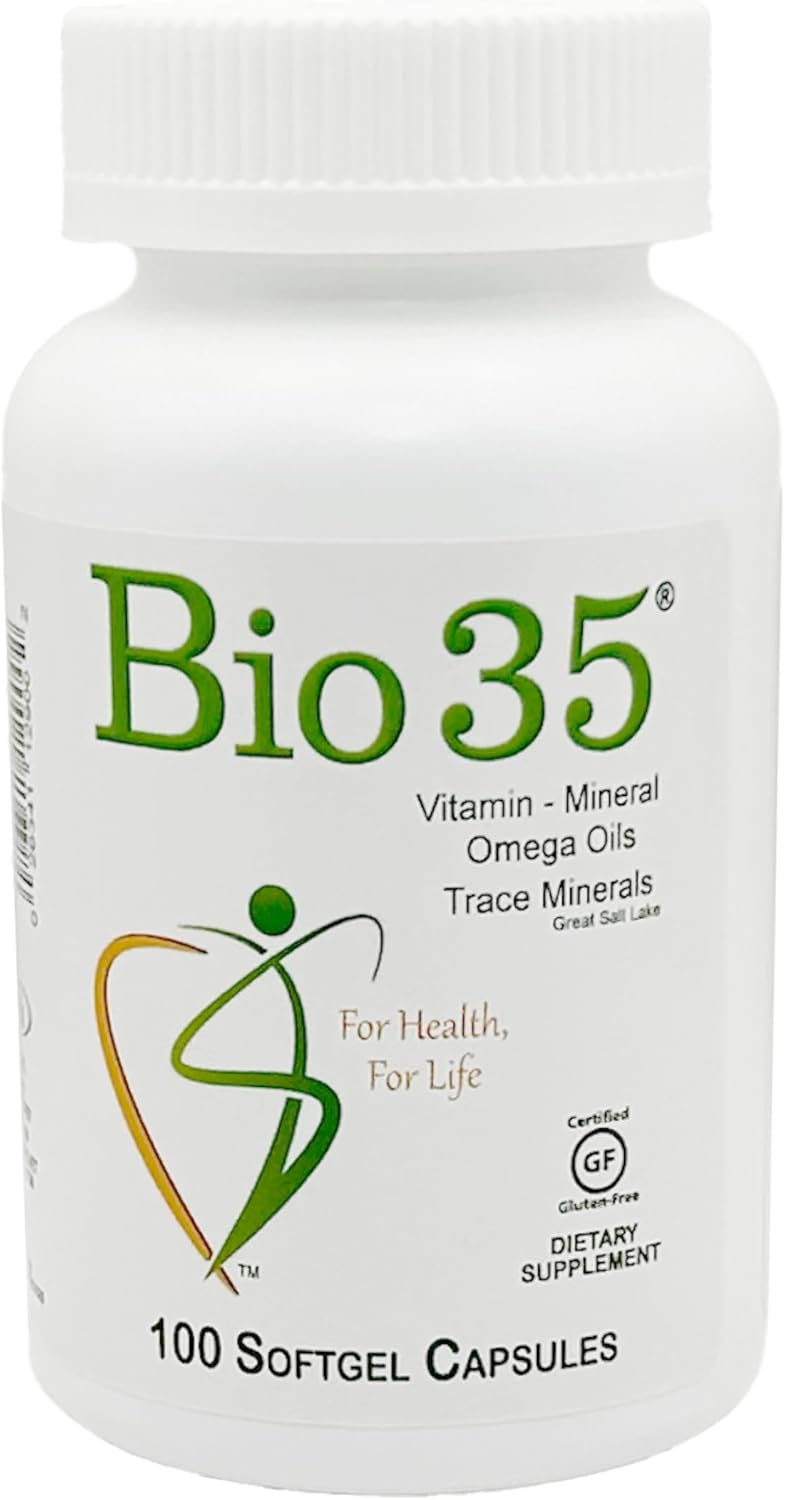 Bio-35 100 Cápsulas Blandas – Multivitamínico Diario para Hombres y Mujeres