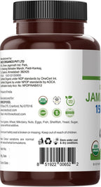 Brieofood Semilla de Jamun Orgánica 1500mg, 45 Raciones, Vegetariano, Sin Gluten, 90 Comprimidos Vegetarianos