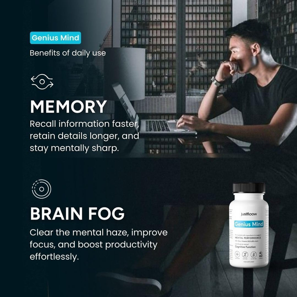 Genius Mind® Suplemento Nootrópico para el Cerebro