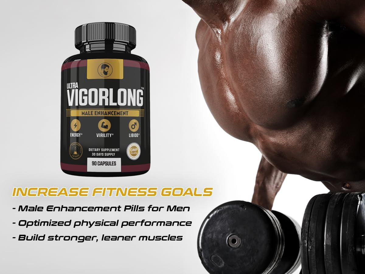 Ultra VigorLong Supplement Advanced Formula, Ultra VigorLong for Men, Ultra Vigorlong Capsules, 90 Count